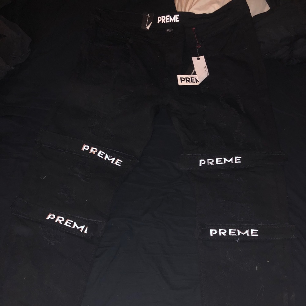 Preme jeans size 42 black brand new